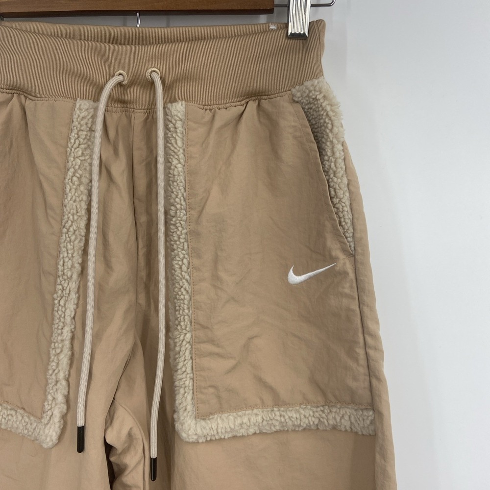 Nike Sportswear Essential Woven High Waist Curve Pants Women's XS‎ Fleece - Picture 2 of 7